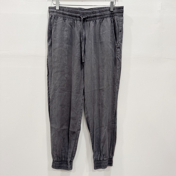 Cloth & Stone Tencel Gray Drawstring Jogger Pants Lightweight Vacation Medium - Picture 1 of 6